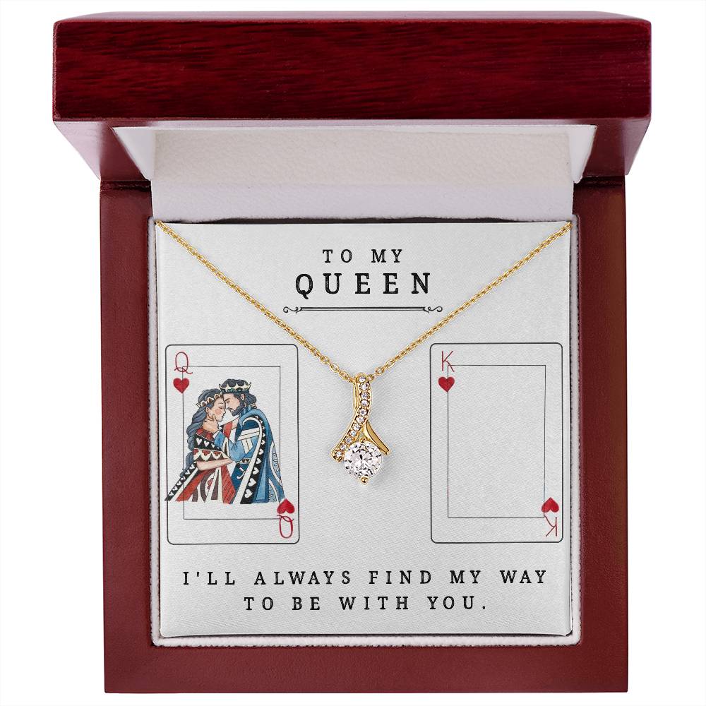 To My Queen - Best Valentine Gift - Alluring Beauty Necklace
